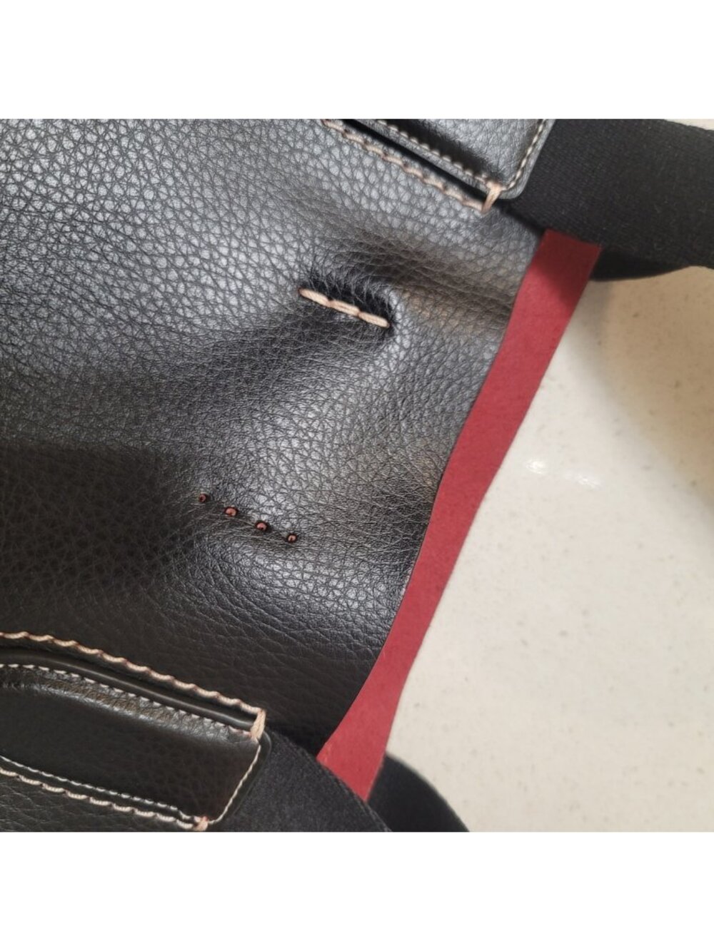 Coach Derby Tote 58660 Bag Black Pebbled Leather Shoulder Bag Handbag - Picture 15 of 16